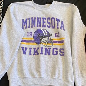 Minnesota Vikings Gray Sweatshirt